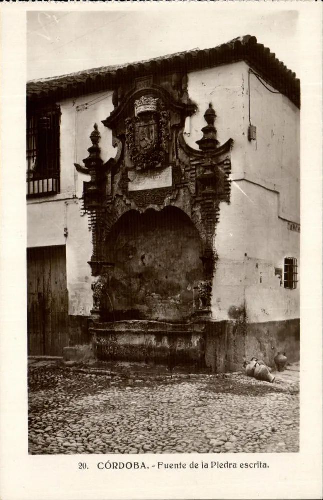 Córdoba - Fontaine de la Pierre Écrite — Serie 20, Verlag Campa - Vorderseite