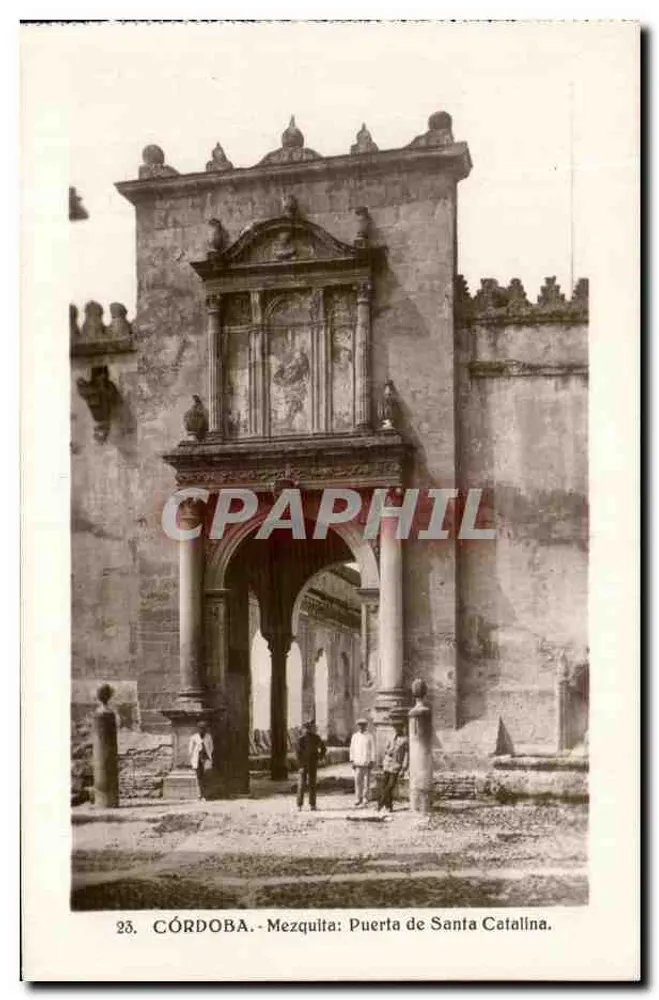 CÓRDOBA - Moschee: Tor von Santa Catalina — n° 23 - Vorderseite