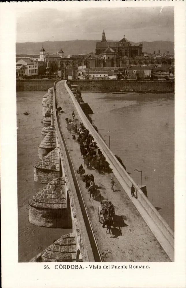 CÓRDOBA — Ansicht des römischen Brücke — Serie 26 - Vorderseite