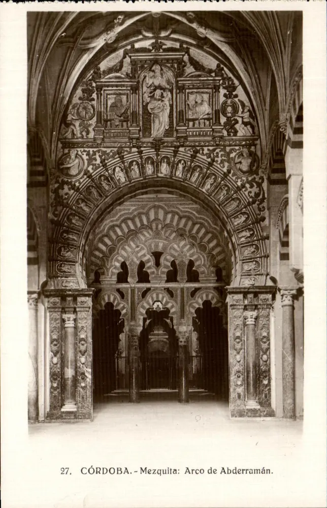Córdoba - Moschee: Bogen von Abderramán - Vorderseite