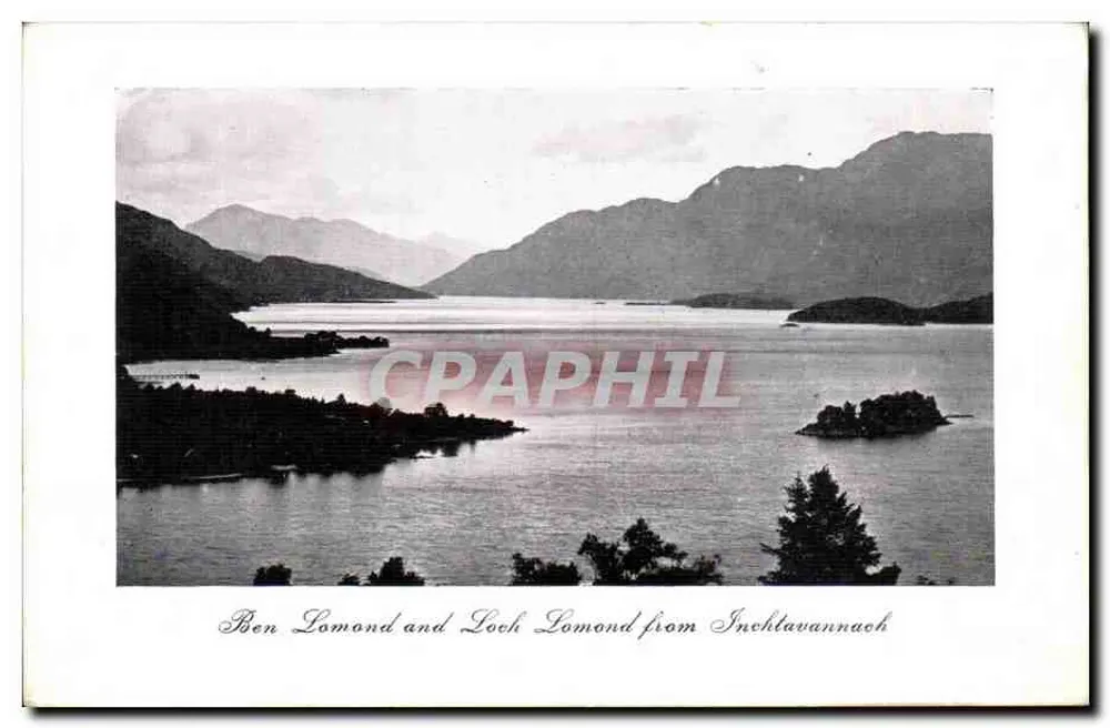Ben Lomond und Loch Lomond von Inchtavannach — Davidson's Silver Tone Series - Vorderseite