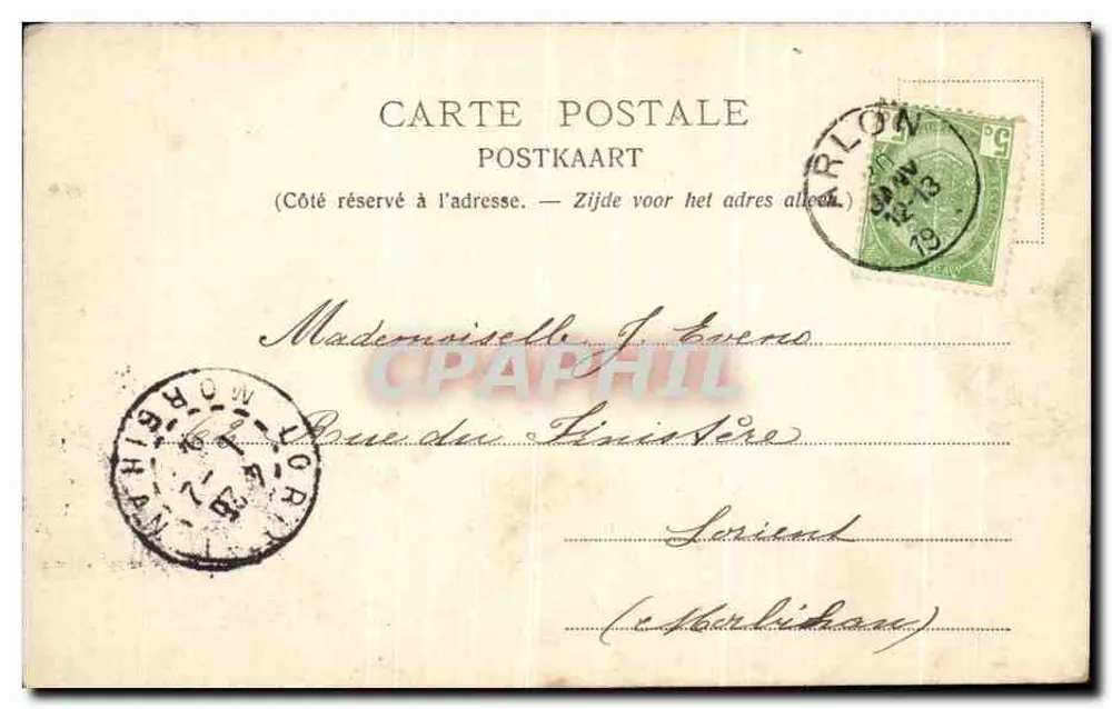 Palácio de Justiça — Arlon — Ed. L. Duparque, Florenville - Verso
