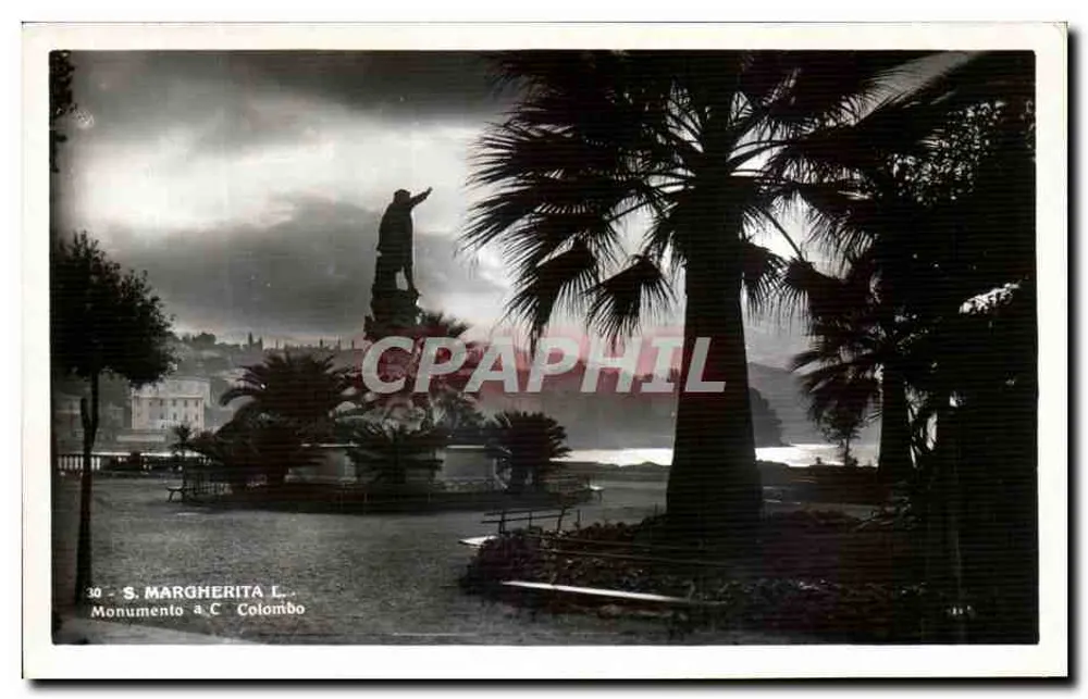 S. MARGHERITA L. — क्रिस्टोफर कोलंबस के सम्मान में स्मारक — FOTO EDIZIONI ANGELI TERNI - आगे