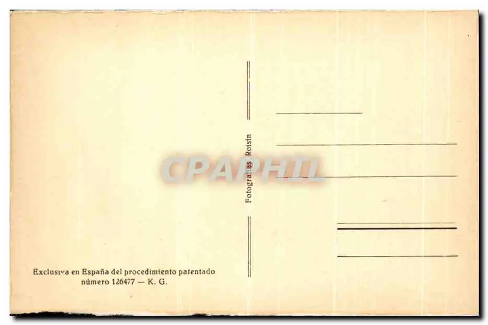 Barcelona - Platz Tetuán und Paseo de la República — Verlag K. G. Nr. 126477 - Rückseite