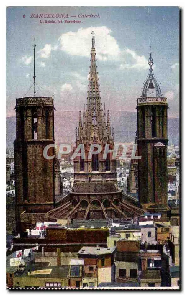Barcelona — Catedral — L. Roisin, fot. Barcelona. - Frente