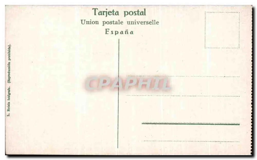 Barcelona — Paseo de Gracia — L. Roisin, lote. Barcelona, n°50 - Verso