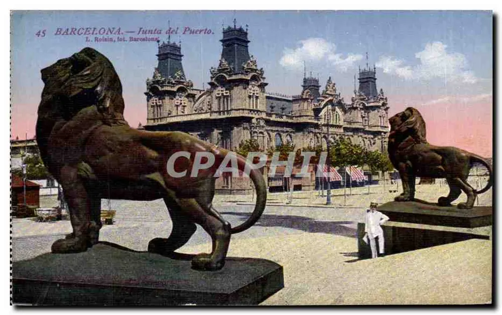 Barcelona — Junta del Puerto — L. Rolain, fot. Barcelona - Voorkant