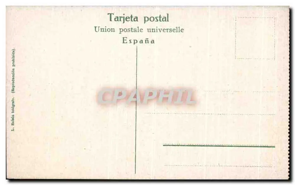 Barcelona — Junta del Puerto — L. Rolain, fot. Barcelona - Achterkant