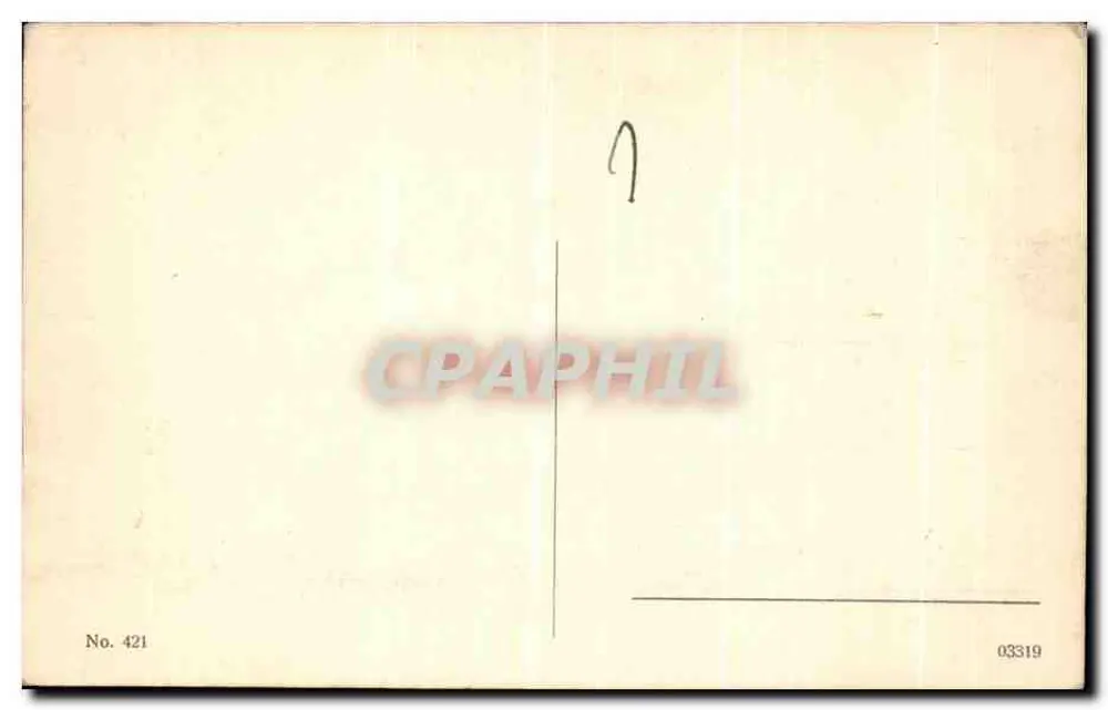 Vaere. Kampveersche Toren — vista do porto com barco a vela — editor não identificado, n° de série 421 - Verso