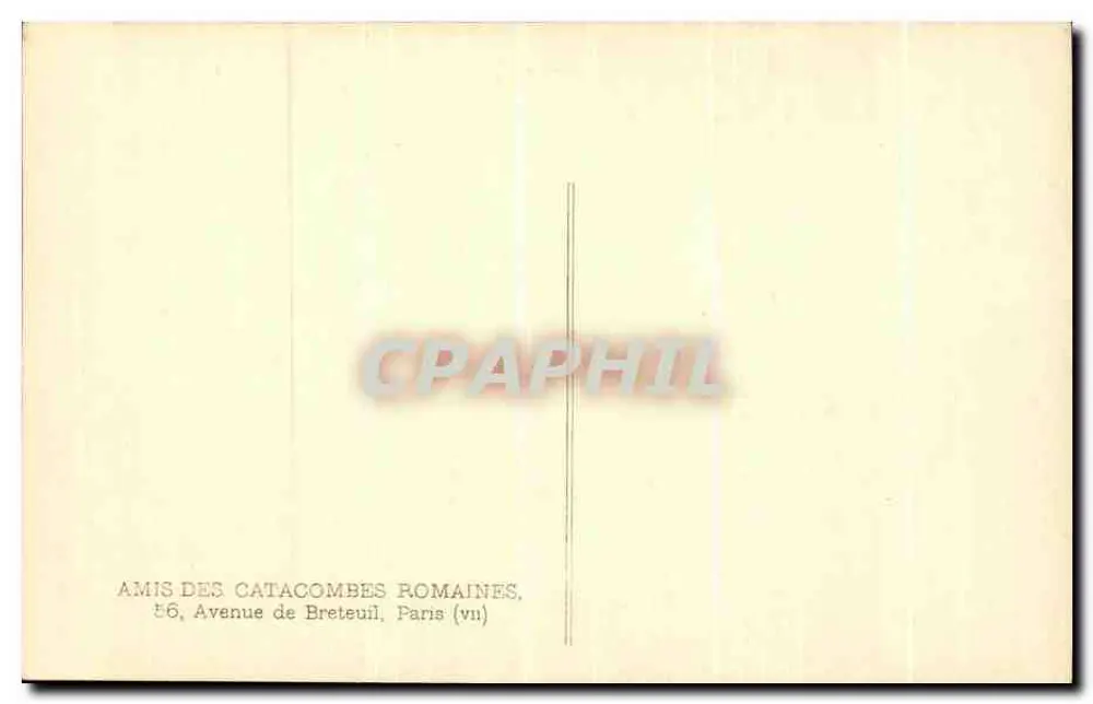 Rome — Catakomba von Saint Cecilia — Malerei aus dem 7. Jahrhundert - Rückseite