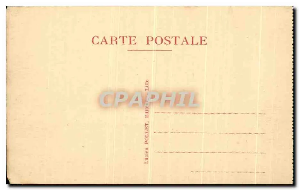 Comines — L'Hôtel de Ville et l'Église — ÉdH Gouvreux-De Tabor - Rückseite
