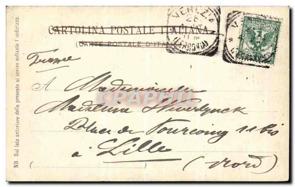 Venezia — Palazzo Desdemona — éditeur VENEZIA, n° 18 - Verso