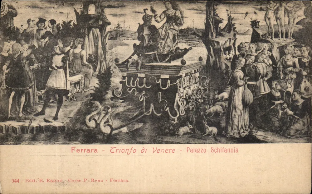 Ferrara - Triumph der Venus - Palazzo Schifanoia - Vorderseite