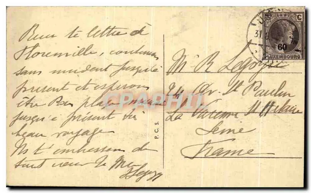 Luxemburg - Tal der Alzette - Bockfelsen mit Ruinen eines Schlosses - Rückseite