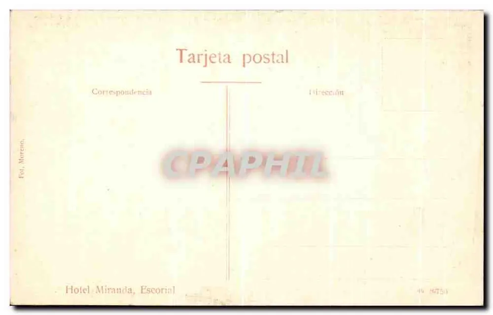 El Escorial — Patio de los Reyes — Hotel Miranda, Escorial - Verso