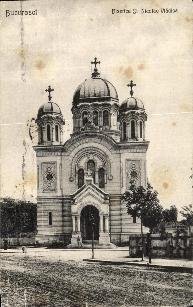 Bucarest — Église Saint-Nicolas-Vladică — Éd. Librairie Centrale - Vorderseite