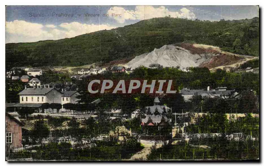 Slănic - Prahova — Ausblick vom Park - Vorderseite