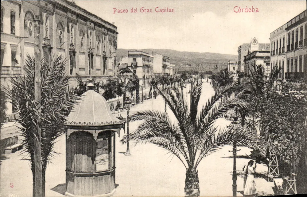 Paseo del Gran Capitán — Córdoba — Stengel & Co., Dresden - Anverso
