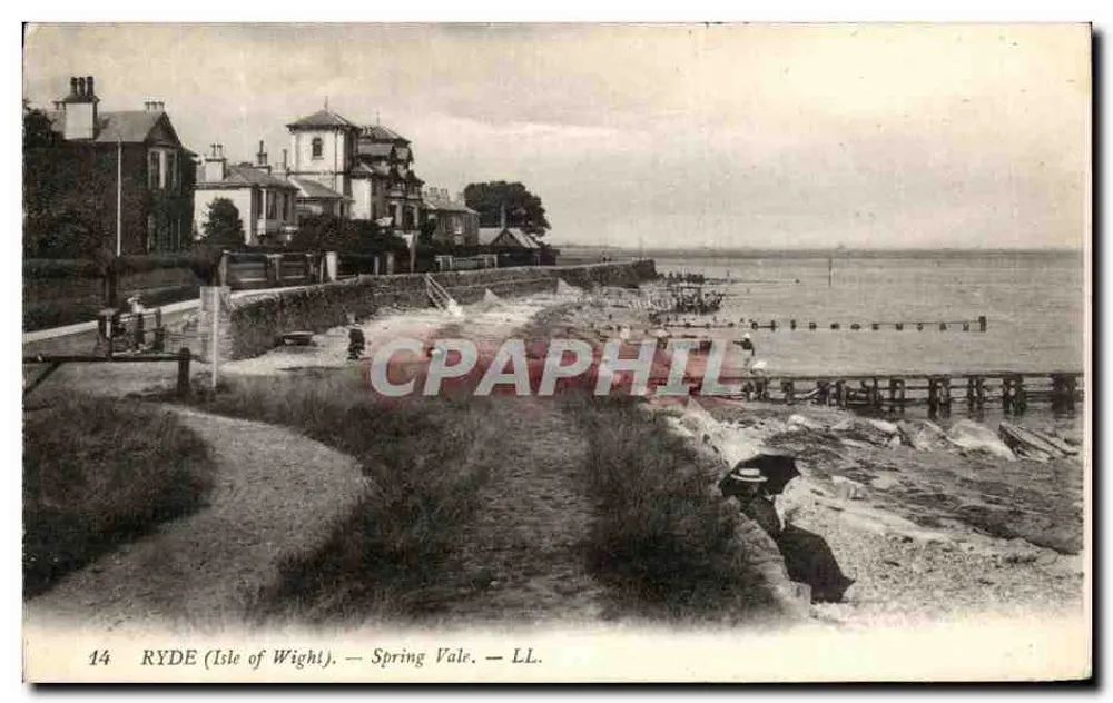 RYDE (Ilha de Wight) — Spring Vale — LL. — N°14 - Frente