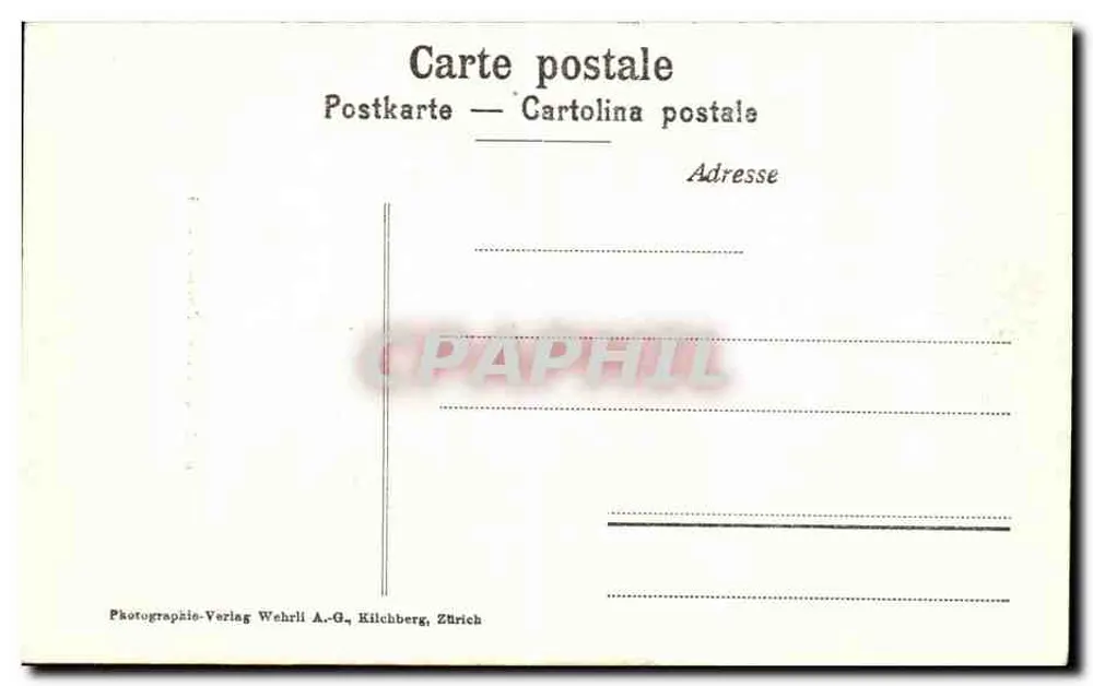 La Desolazione (Vincenzo Vela) — Skulptur — Verlag Wehrli A.-G., Kilchberg - Rückseite
