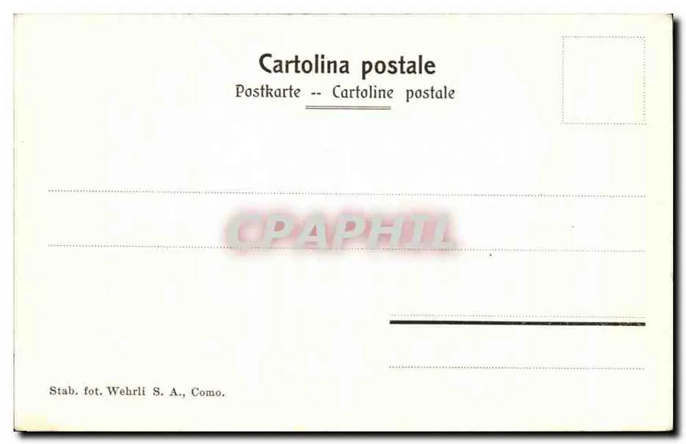 Ilha Bella - Sala di Gobelins — Stab. fot. Wehrli S. A., Como, n° 6382 - Verso