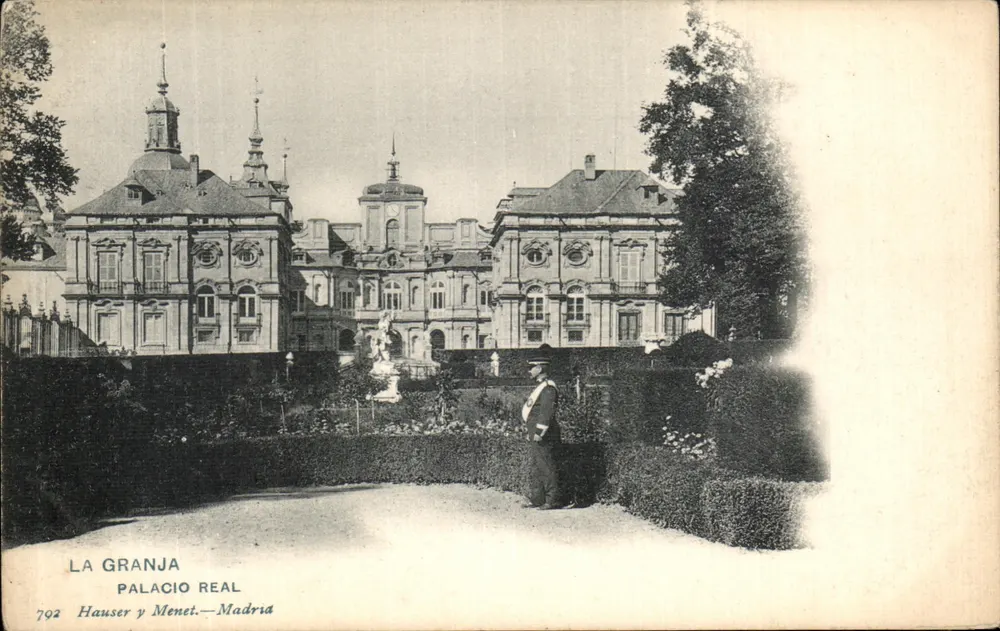 Palácio Real — La Granja — editor Hauser y Menet, n° 792 - Frente