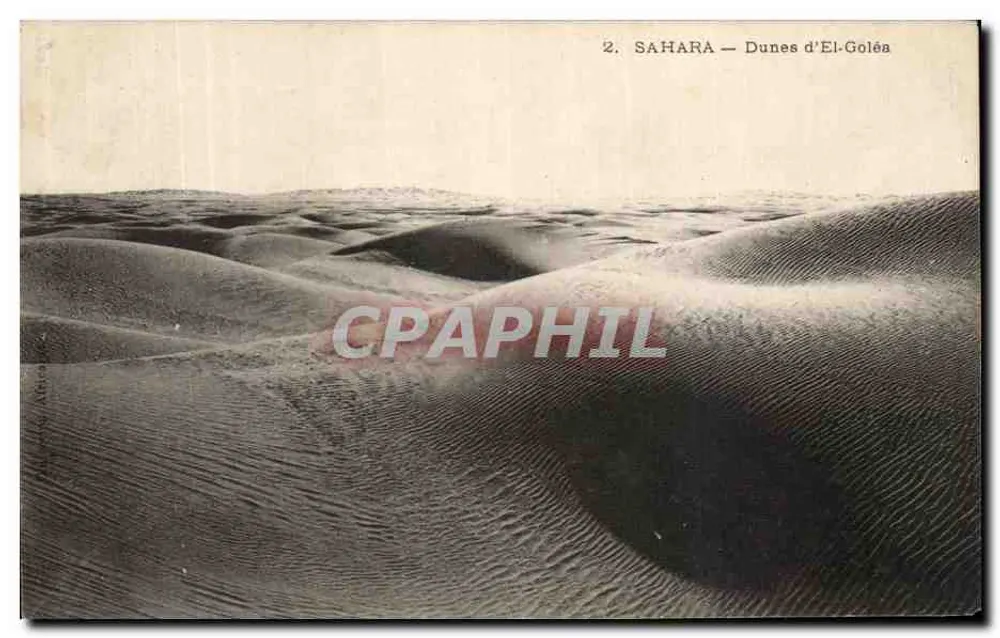 Sahara — Dunas de El-Goléa - Frente
