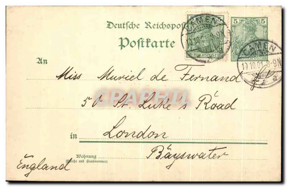 Deux personnes assises sur un banc près d'un arbre — illustration colorée — éditeur M.S. (imprimé sur la carte) - Verso