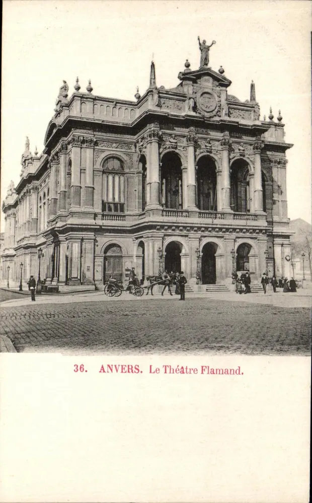 Anvers. Il Teatro Fiorentino — editore non visibile, n. serie 36 - Recto