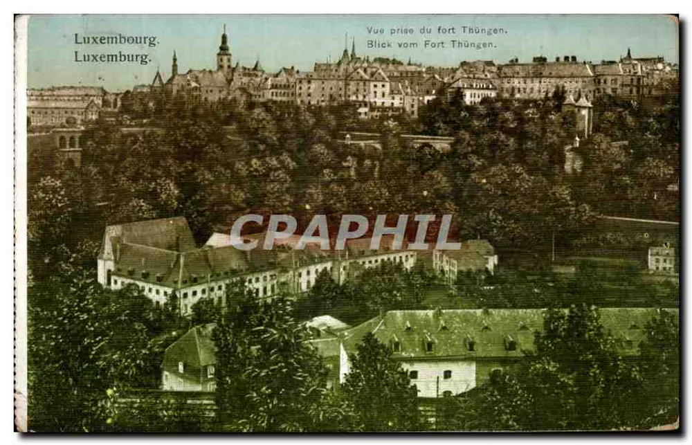 Luxemburg — Ansicht von Fort Thüngen — Verlag Kurfürst & Cie, Berlin - Vorderseite