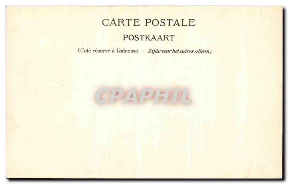 Brüssel — Rue de la Régence und Palast der Gerechtigkeit — Edit. C. Van Cortenbergh fils, Brux. - Rückseite