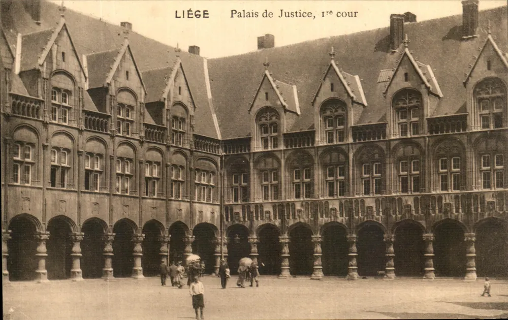 Liège — Palácio de Justiça, 1ª câmara - Frente