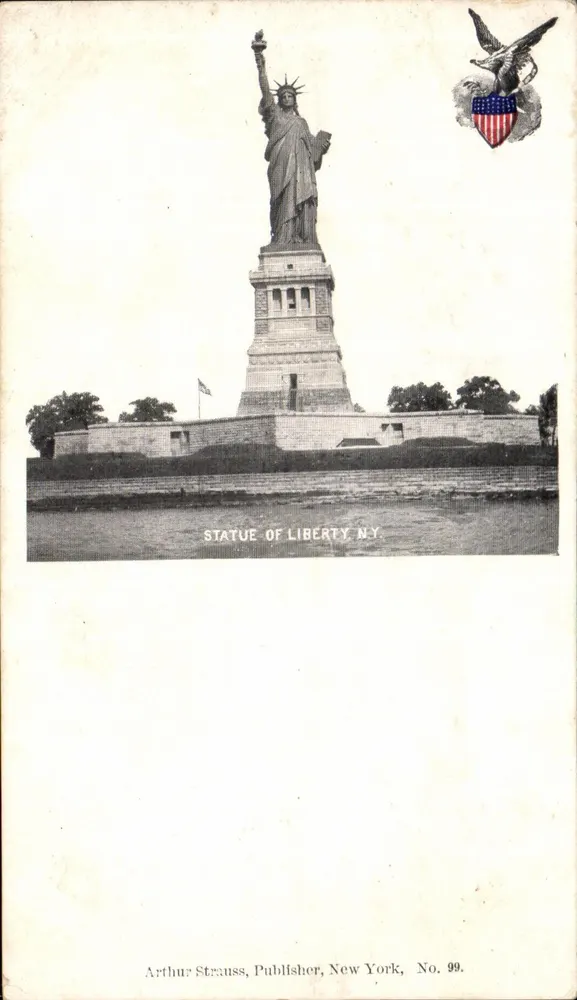 Statue of Liberty — New York — Arthur Strauss, Verlag, New York, Nr. 99 - Vorderseite