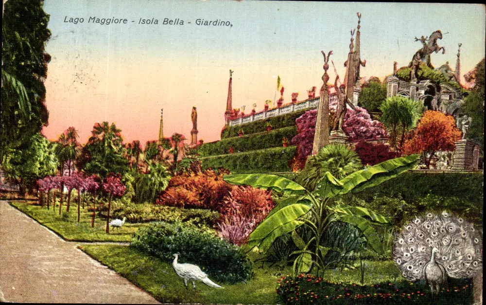 Lago Maggiore - Isola Bella - Jardim — editor Alberco Reale, Stresa - Frente