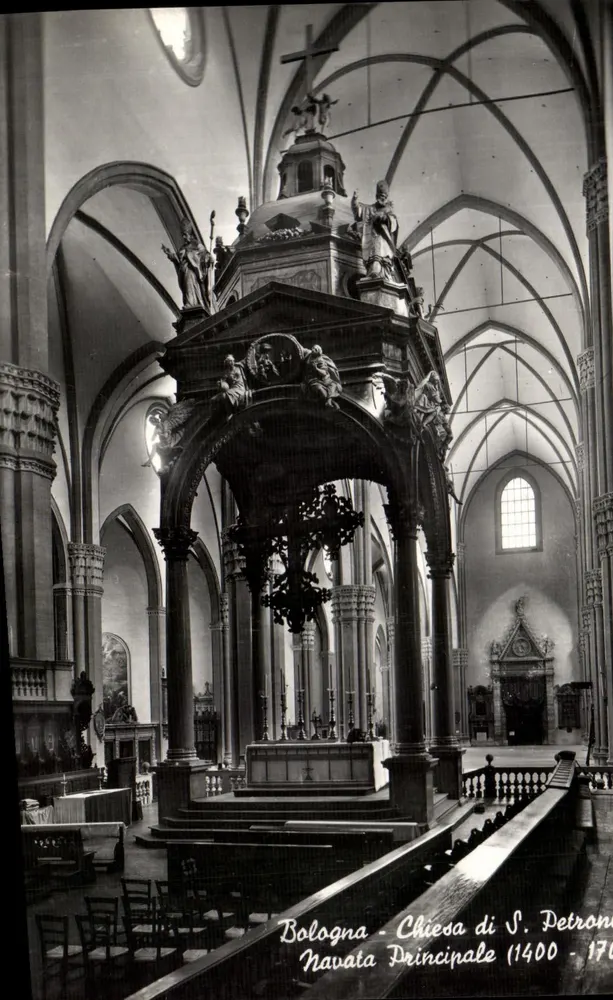 Bologna - Chiesa di S. Petronio - Navata Principale (1400-1700) - Vorderseite