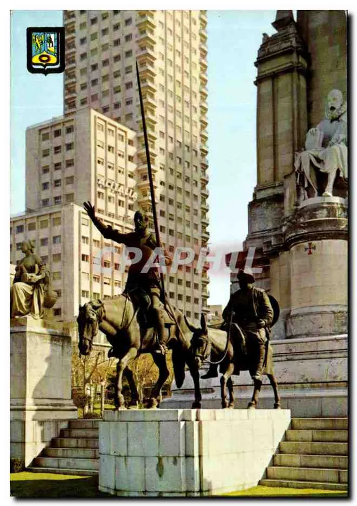 Denkmal für Cervantes — Madrid — Verleger FISA, Nr. 72 - Vorderseite