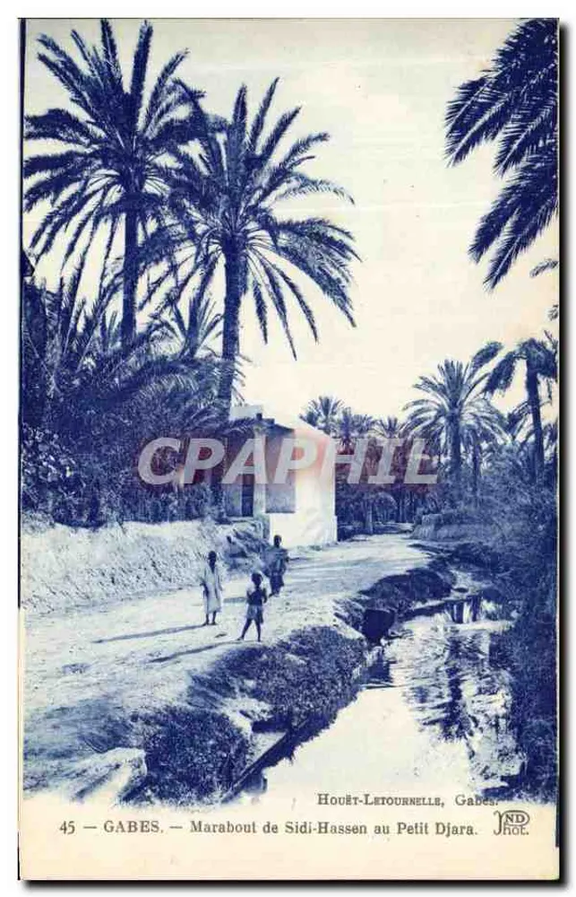 Marabout von Sidi-Hassen am Petit Djara — Houët-Letournelle, Gabes — Neubolin Frères, Paris-Corbeil - Vorderseite