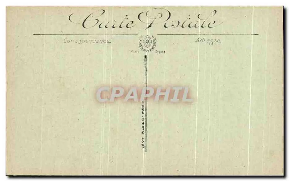 Gabès — A Grande Cascata — Edição Hôtel-Letournelle - Verso
