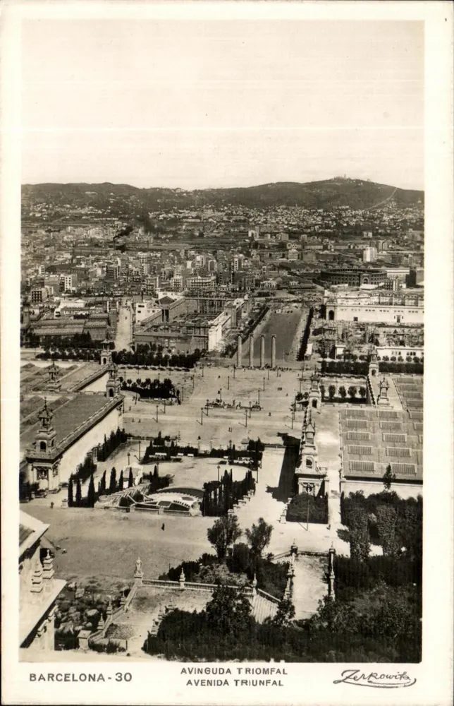 Barcelona — Avenida Triomfal — Zerrowits, n°30 - Frente
