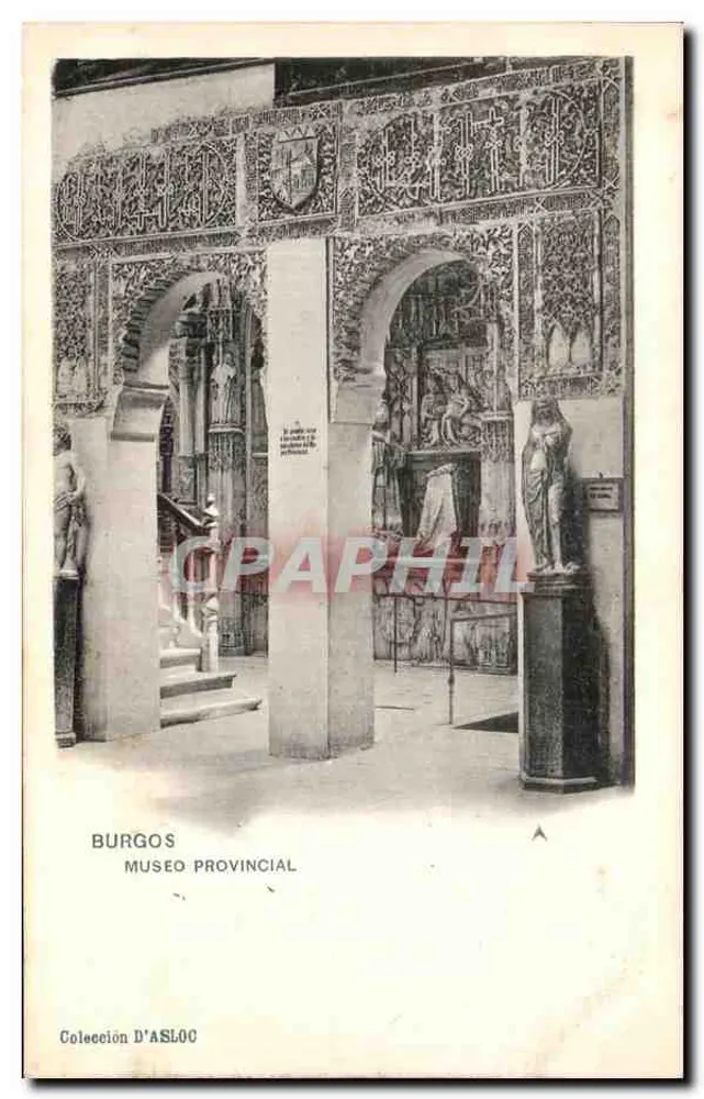 Burgos — Museu Provincial — Coleção D'ASLOC - Frente