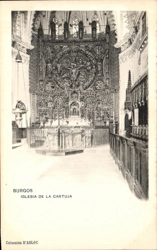 Burgos — Kirche der Cartuja — Sammlung D'ASLOC - Vorderseite