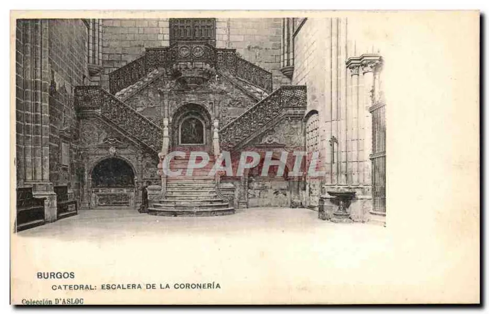Burgos: escalera de la coronería — Kathedrale — Sammlung D'ASLOG - Vorderseite