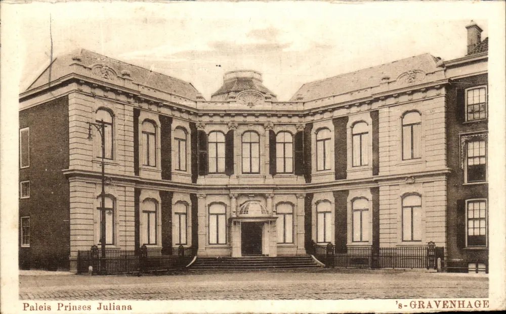 Palácio da Princesa Juliana — 's-Gravenhage — editor desconhecido - Frente