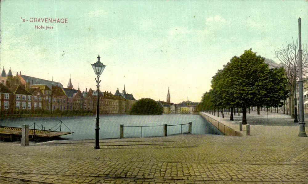 ’s-Gravenhage - Hofvijver — editor Dr. Trankler Co., Leipzig - Frente