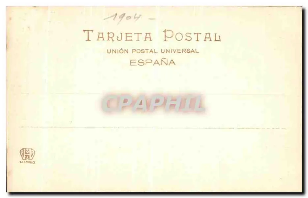Toledo — Antiguas Fortificaciones — Hauser y Menet, Madrid - Rückseite