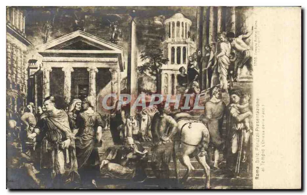 Roma - Presentação ao Templo (Igreja da Paz) — Bald Peruzzi — n° 1706 - Frente