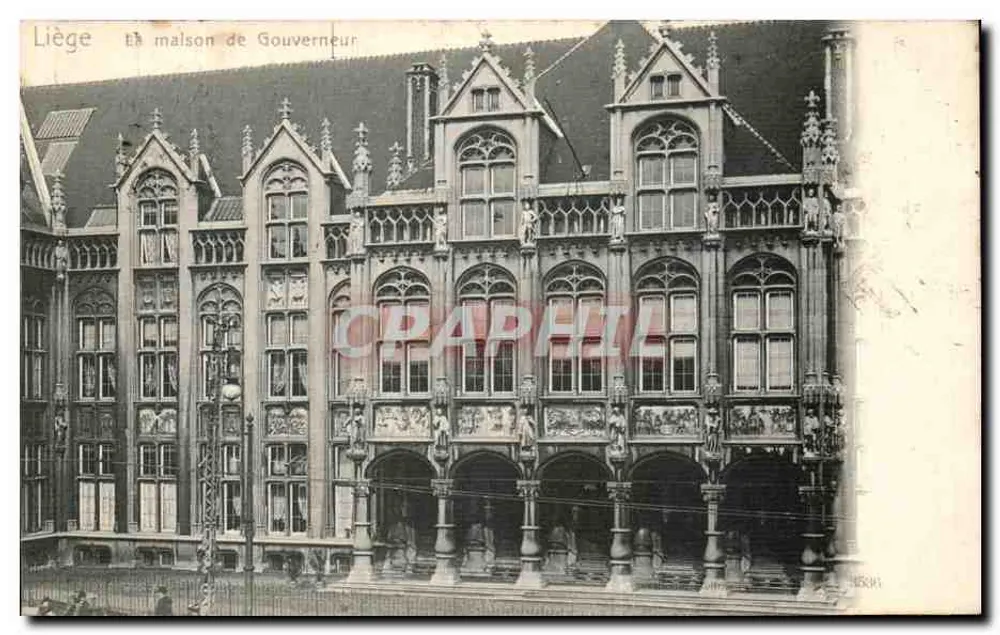 Liège — Het huis van de Gouverneur — anoniem uitgever, n° 153041 - Voorkant