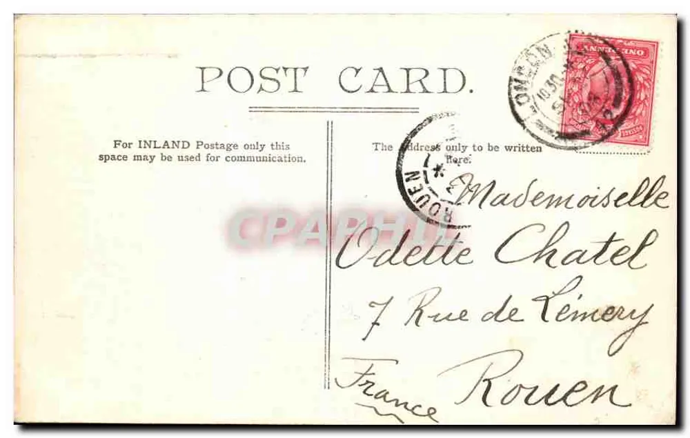 Fleet Street und St. Paul's Kathedrale, London — Bon Souvenir — n° 5440 - Rückseite