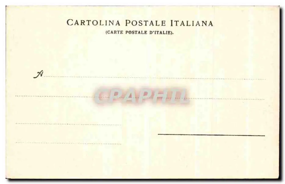Neapel — Innenansicht der Kirche der Certosa di S. Martino — Verlag E. Ragozino Neapel - Rückseite