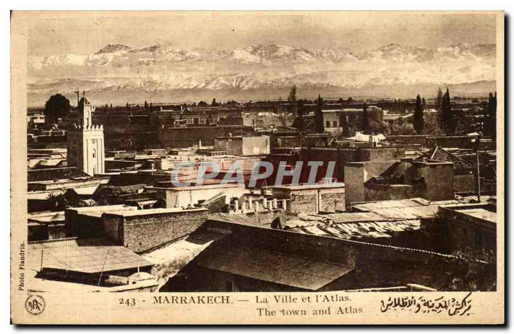 Marrakech — La Città e l'Atlas — Foto Flanirin, n°243 - Recto